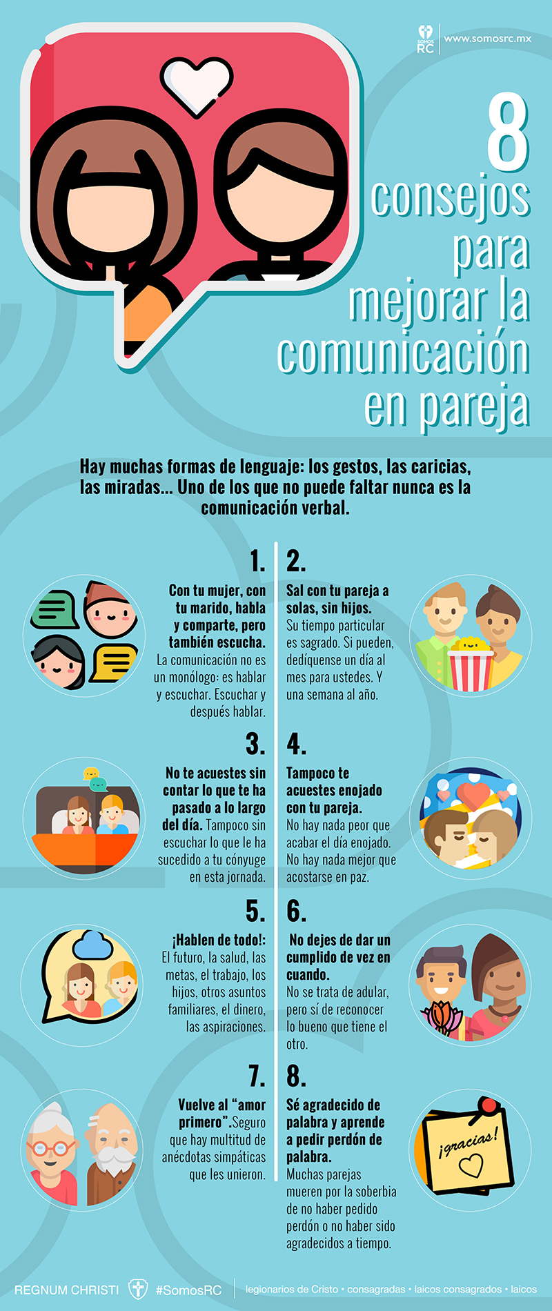 Consejos para fortalecer la comunicación en la relación de pareja